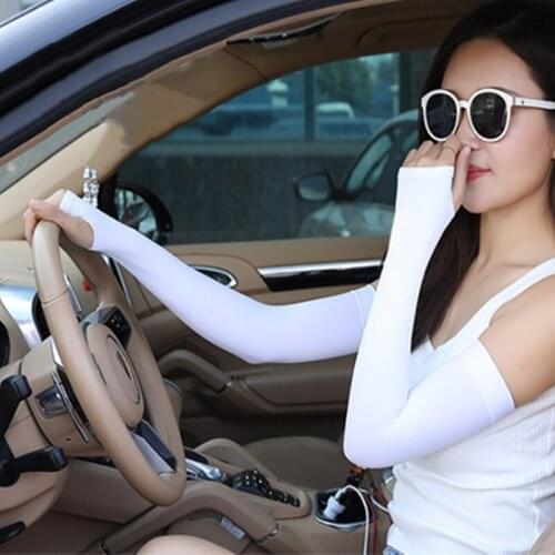 3 Pairs Unisex Cooling Arm Sleeves Elbow Cover Cycling Run Fishing UV Sun Protection Outdoor Women Nylon Cool Arm Sleeves