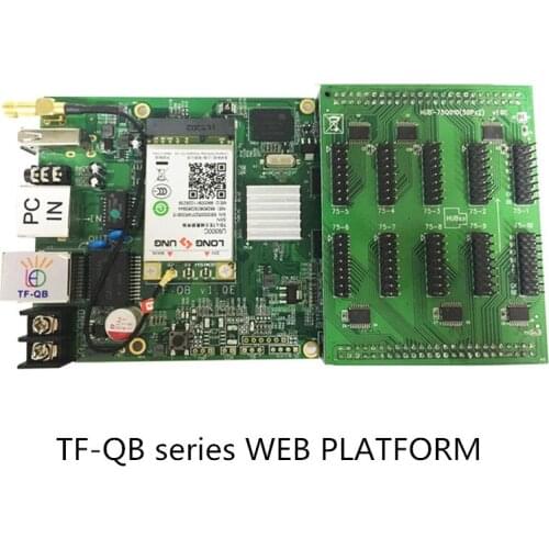 TF-QB Series WEB PLATFORM Full Color Led Sign Board Cloud Solution Led Controller Phone Control Led Control Card