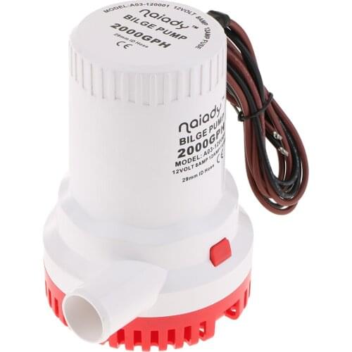 1 Piece Bilge Pump Electric Bilge Pump for Fishing Boats, Cruisers