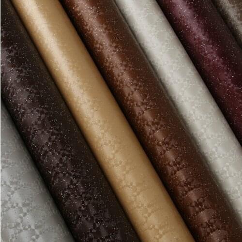 10 meters roll high-grade decorative PVC leather glitter artificial leather Wall decoration DIY smooth mirror vinyl leather