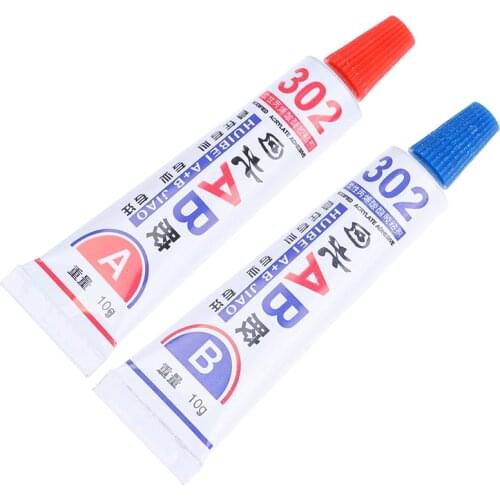 2Pcs Super Strong Epoxy Clear Glue Adhesive Resin Immediate Glue (A+B) Craft
