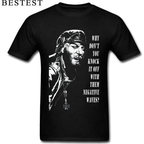 2019 Men T-Shirt Vintage TShirt Fashion KellyS Heroes Oddball Knock It Off With Them Negative Waves! Wwii Movie Tee Shirt Tops