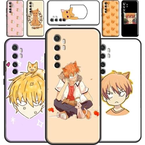 Kyo Cat Fruits Basket Case For POCO M3 Pro F3 POCO X3 Pro Cover For Xiaomi Mi 11 Ultra 9T 10T Pro Note 10 Lite