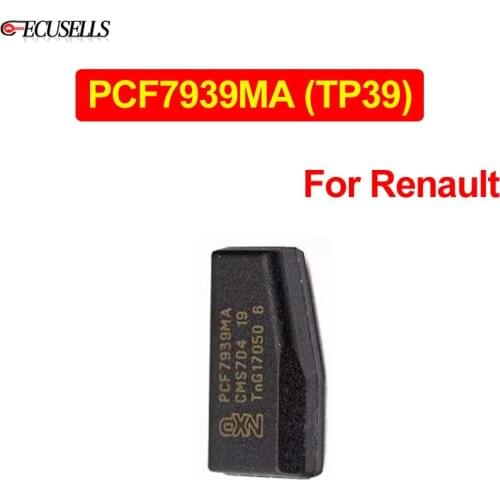 Car Key Chip Original Auto Transponder Carbon Chip Blank PCF7939MA (TP39) For Renault Dacia Duster Logan Sandero