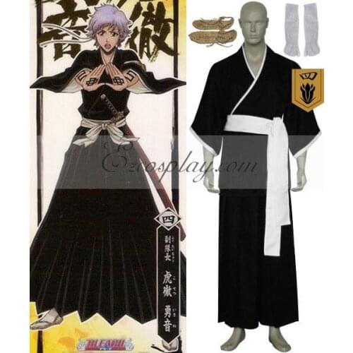 Bleach 4th Division Lieutenant Isane Kotatsu Cosplay Costume E001