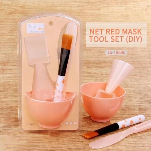 Facial Mask Set Mixing Bowl Set Diy Facial Mask Mixing Tool Set And Silicone Facial Mask Brush Bowl Spoon Mask DIY Bowl Tool