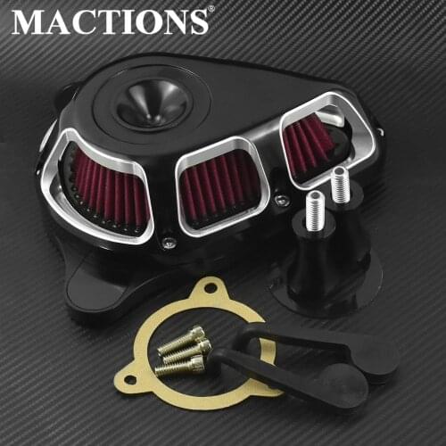 Motorcycle Air Filter Intake Cleaner Kits For Harley Touring Street Glide 2008-2016 Road Glide 08-16 Dyna FXDLS 2017 FLSTNSE