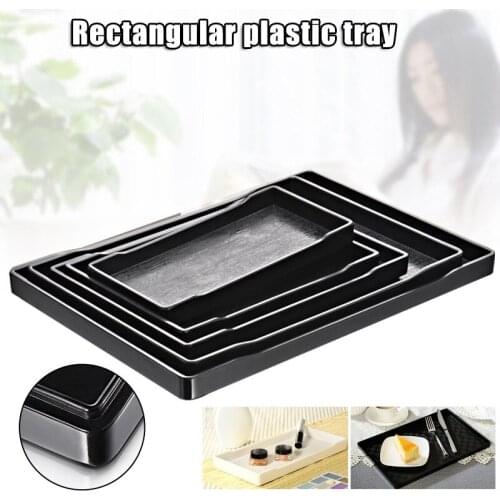 Serving Tray Rectangular Plastic Tray Food Serving Cutlery Tray for Restaurant Kitchen Hotel Trays Organizers лоток для столовых