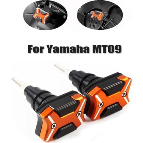 Falling Protection Motorcycle CNC Frame Slider Guards Protector Anti Crash Pads for Yamaha MT09 MT-09