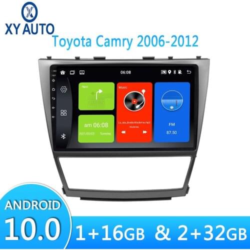 10.1 Inch Car Android 10.0 HD Touch Screen Multimedia Player For Toyota Camry 2006-2012 Radio Head Unit GPS WiFi Navigation Auto