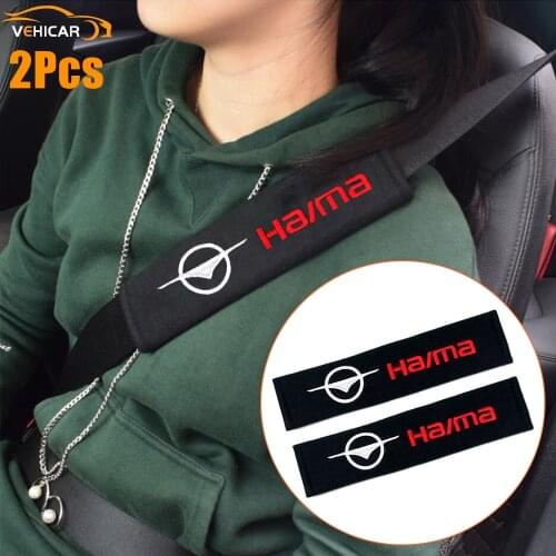 VEHICAR 2PCS Cotton Seat Belt Cover Shoulder Pads Case Driver Protector Seat Belt Pads For HAMA Auto Accessories