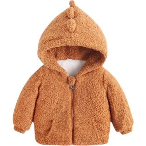 Cold Winter Baby Boys Jackets for Infants Thick Coats Girls Warm Hooded Velvet Jackets Children Outerwear 0-6 Y Toddler Snowsuit