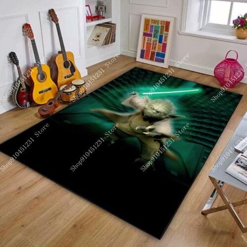 Disney Star Wars Yoda Baby Play Mat Carpet Living Room Bedroom Decor Children Kids Adults Floor Mat Boys Room Hallway Large Rug