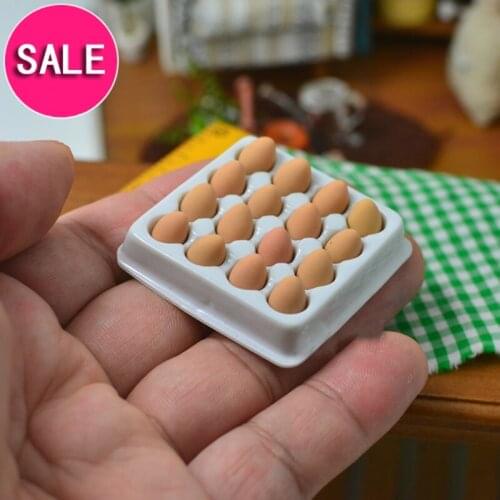 G05-X401 DIY children baby gift Toy 1:12 Dollhouse mini Furniture Miniature rement mini eggs 1 set