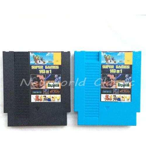 Super 143 in 1 Video Games collection 72 Pins Game Card For 8 Bit Game Player