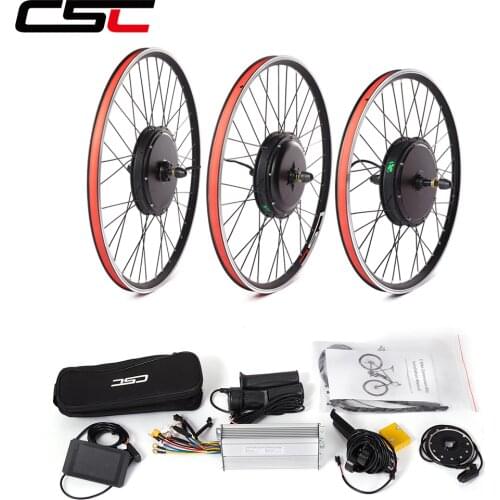 Electric bike Conversion Kit LCD8 36V 250W 350W 500W 48V 1000W 1500W 20-29inch E-Bike Brushless Motor Bicycle Front Rear Wheel