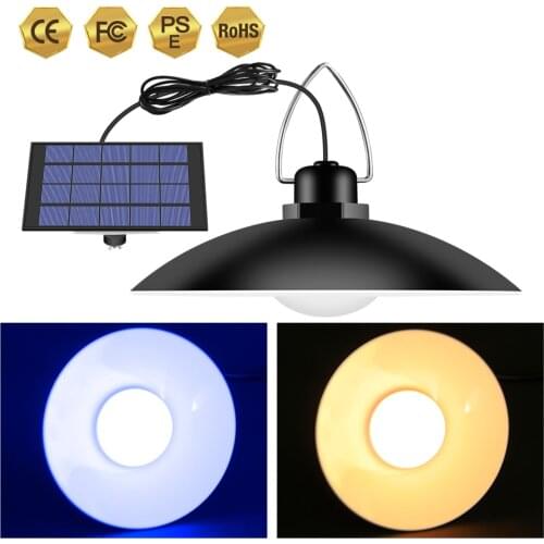 LED Solar Chandelier 2/3/4Pcs Intelligent Light Control Lamp IP65 Outdoor Sensor Lights Home Courtyard Gardens Decorate Lighting