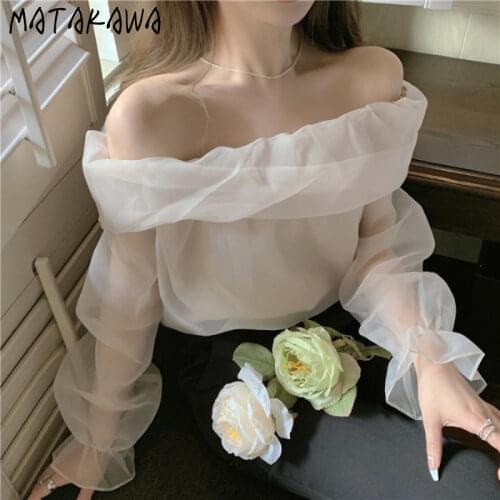 Matakawa Off Shoulder Blouses