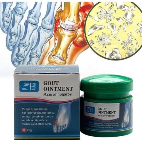 20g Gout Treatment Ointment Cause Joint Knee Pain Toe Finger Bone Spur Painkiller Cream Health Care Orthopedics Soothing Plaster