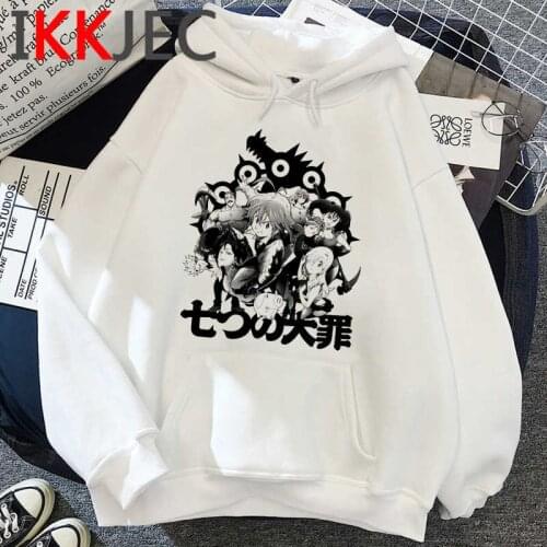 Death Note Seven Deadly Sins Fullmetal Alchemist Seven Deadly Sins hoodies men anime plus size male pullover streetwear