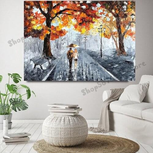 Full SquareRound Drill Diamond Painting Embroidery Couple on the Street Rhinestone Mosaic Cross Stitch Decor Gift TT4019