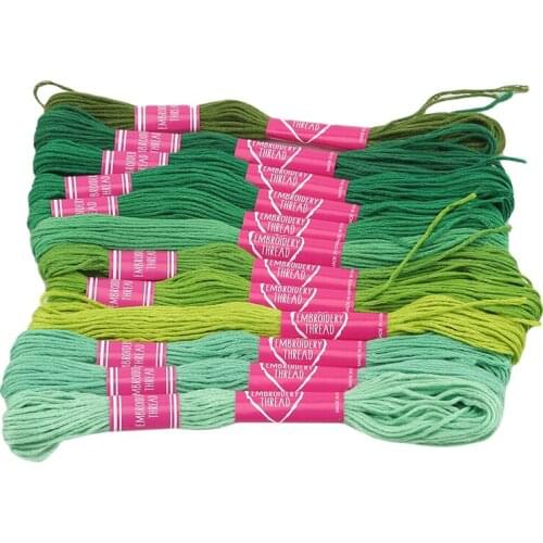 Embroidery Thread Cross Stitch thread The Unique Style Stitch Cotton Floss Sewing Skeins Craft Different Gradient Color