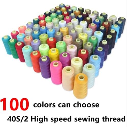 3000Yard MultiColor Sewing Thread Polyester Manual Line Embroidery Thread Durable 40s/2 Thread For Hand Machine Sewing Accessory