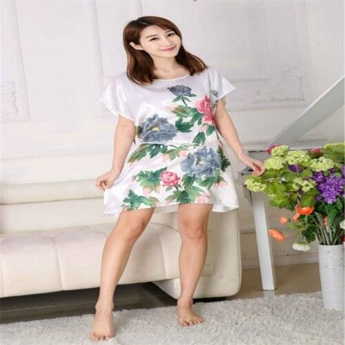 2018 New sleepwear lovely princess leisurewear sleepdress women nightgown sleepshirt Flower nightwear AW7101