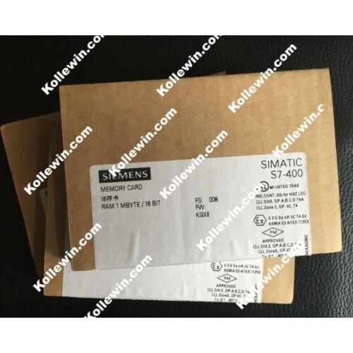 NEW Original 6ES7952-1AK00-0AA0 RAM for S7-400, Unopend SIMATIC 6ES7 952-1AK00-0AA0, Long 1 MBYTE 6ES79521AK000AA0