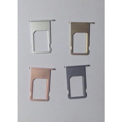 Original Micro Nano SIM Card Adapter Connector For iPhone 5s 6 6s 6P 6sP 7 7P sims holder Slot Tray Container Adapter