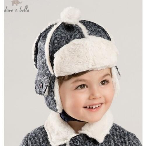 DB8707-H dave bella autumn winter baby boys blue hat