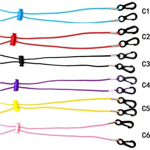 Colorful Beads Anti-lost Face Cover Lanyard Glasses Lanyard Strap Necklace for Women Wedding Long Chain Necklace Mask Jewelry