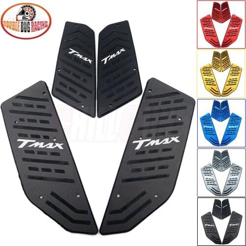Motorcycle Scooter Footrest Step Footboard Pedals Foot Pegs For YAMAHA T-MAX 530 T-MAX530 TMAX530 2017-2019 T-max 560 2020-2021
