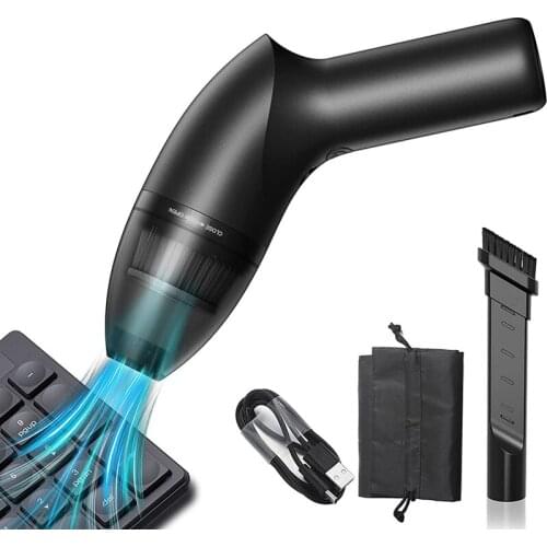 4KPa Keyboard Cleaner, Rechargeable Mini Vacuum Cleaner with LED Light,for Cleaning Dust,Hairs,Crumbs for Sofa,Computer