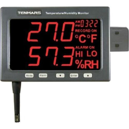 Temperature humidity data logger with Wall-Mounted LED type, easy reading