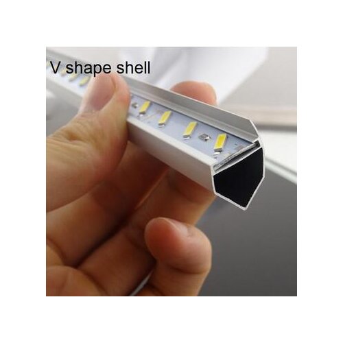 U/V STYLE 50CM DC 12V 36 SMD 7020 LED Hard Rigid LED ceiling Strip Bar Light with Aluminium Alloy Shell free shipping