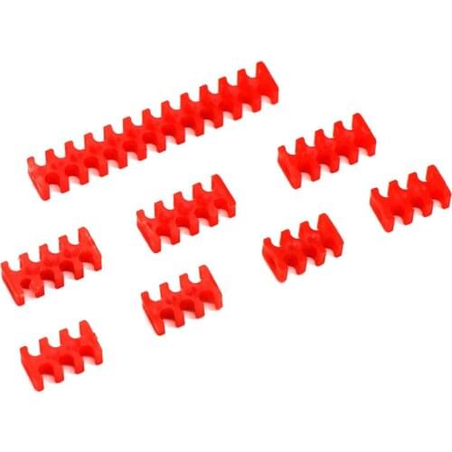 High quality Red Plastic 24pin extension cable combs