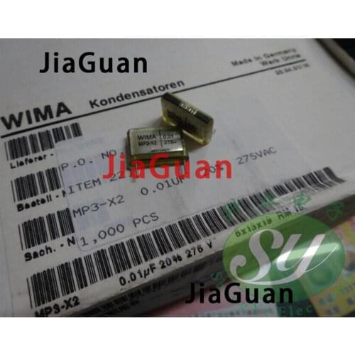 10PCS NEW WIMA MP3-X2 0.01UF 275VAC 10NF 103 RM15MM mp3-x2 series 10N275VAC 0.01U275VAC 103/275VAC