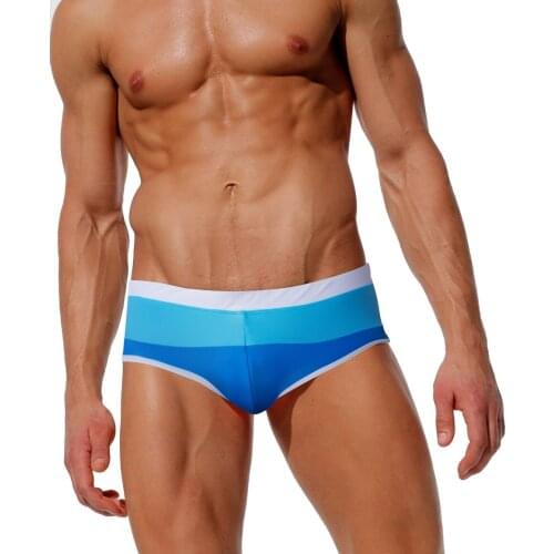 2020 multicolor Mens Swim Brief Bikini Swimwear Men Waterproof Swimming Trunks Surf Beach Pant Sexy trend swim trunks