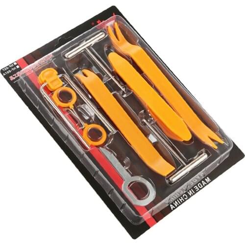 4/12 Sets Car Radio Door Clip Panel Trim Dash Audio Removal Open Installer Pry for Auto Vehicle Audio Removal Conversion Tool