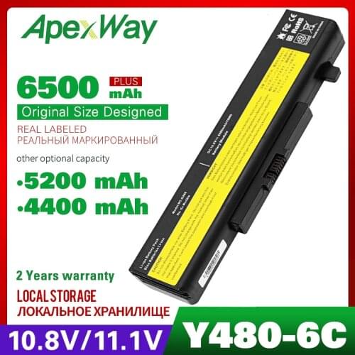 Apexway Laptop Battery for Lenovo Y580 G510 G580 G710 Z480 Y580P Z580 Z585 Z485 L11M6Y01 L11S6Y01 L11L6Y01 L11P6R01 L11S6F01