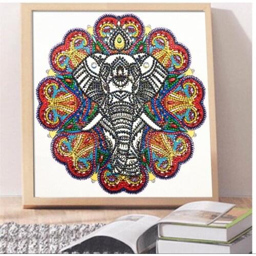 New special shape diamond painting phantom flower combination modern pattern DIY 5D part drill cross stitch kit crystal art