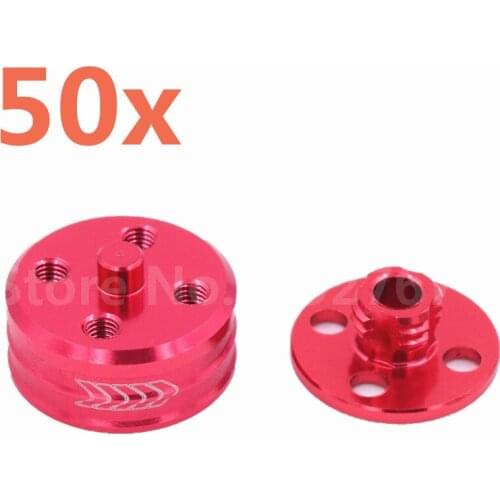 50 Pieces Aluminum Adapter CNC Quick Release Paddle Seat M3 12mm Tarot CW CCW For DIY Multirotor Drone Quadcopter RC Helicopter