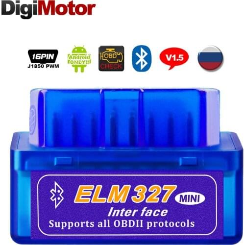 Real ELM327 V1.5 Bluetooth OBD2 v1.5 Android Devices Car Scanner Automotive OBD 2 Auto Diagnostic Tool OBDII Scaner Better V2.1