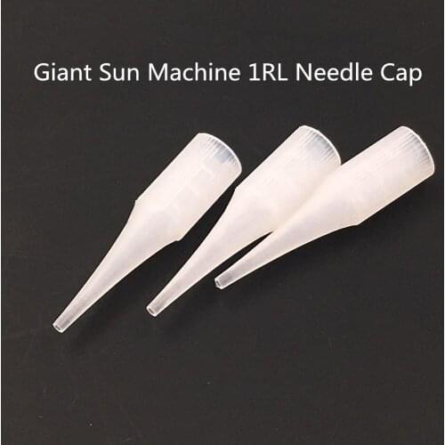 Freeshipping 50Pcs/Lot 1RL Permanent Makup Taiwan G-8650 G-9740 Giant Sun Machine Tattoo Needle Caps