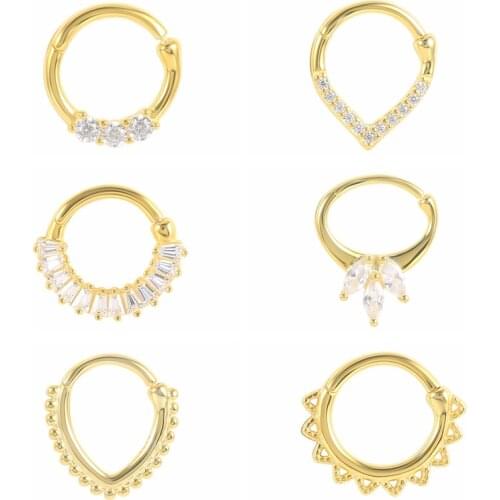 BOKAO 1pcs Earrings 2021 Trend Pendientes Plata 925 Kpop Crystal Stud Earrings Piercing Pendientes Woman Jewelry Bijoux Femme