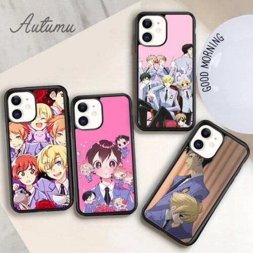 Oran High School Host Club Phone Case for iPhone 11 12 Pro Max mini X XR XS SE 2020 5 6S 7 8 Plus Samsung Galaxy S8 S9 S10 Cover