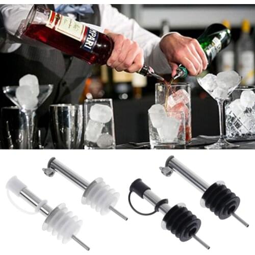 Stainless Steel Olive Oil Red Wine Pourer Dispenser Spout Bottle Stopper Bar Barware Tools for kitchen accessories