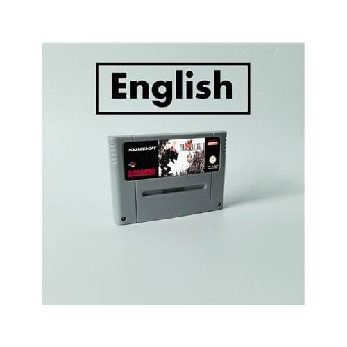 Final Game Fantasy VI 6 - RPG Game Card EUR Version English Language Battery Save