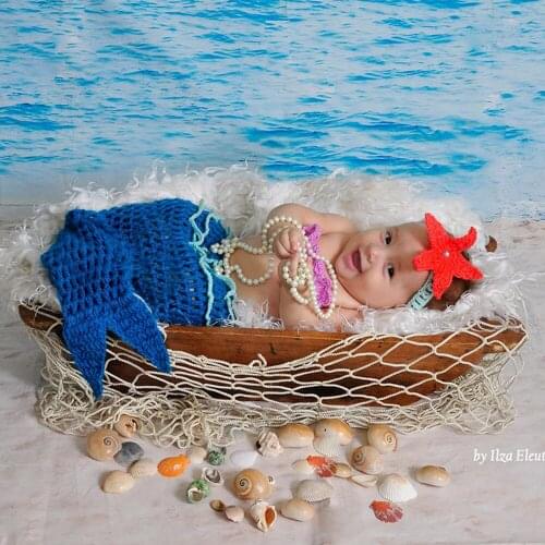 Blue Sky and Seawater Summer Beach Photography Backdrops Soft Sand Wedding Holiday Background Photographic 150cm*200cm